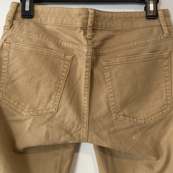 Gap 1969 Womens Jeans 26 Cropped Tan Always Skinny Zippered Ankle 5 Pockets - Picture 9 of 9